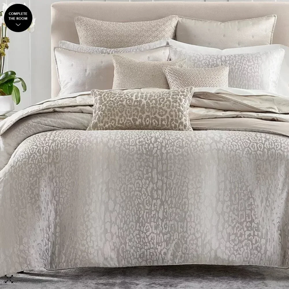 Hudson Park Collection Animale Stripe Duvet Cover, King